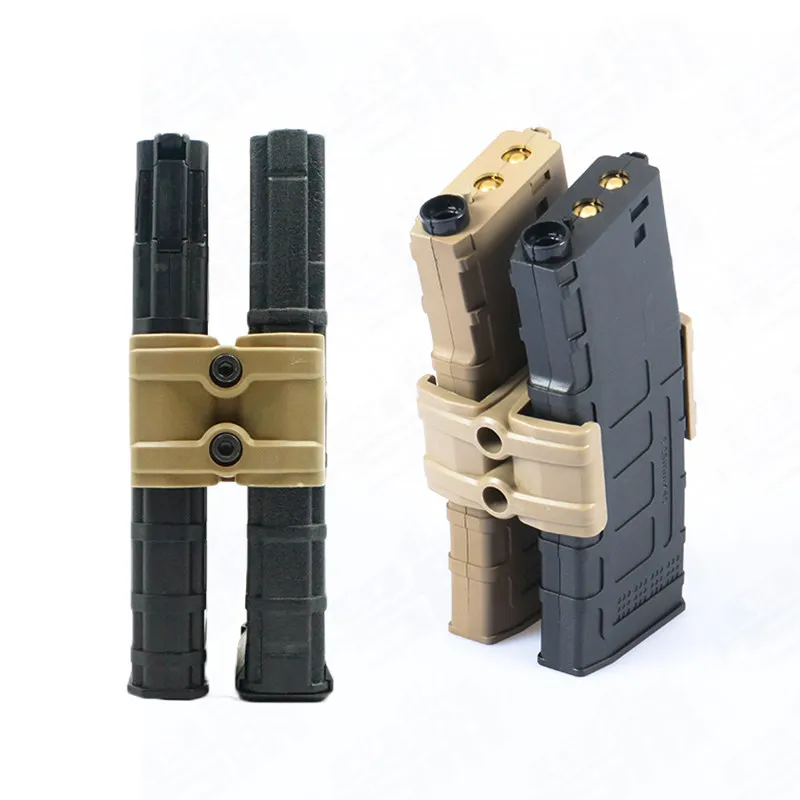 Universal Clip Rifle Dual Parallel Magazine For AK AR15 M4 Mag595 Airsoft Link Round Cartridge Speed Loader Gun Accessories