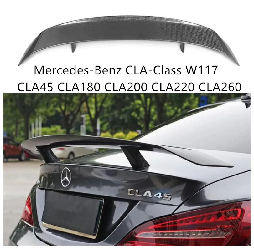 Спойлеры из углеродного волокна для Mercedes-Benz CLA-Class W117 CLA45 CLA180 CLA200 CLA220 CLA260 2014-2020
