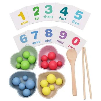 

Montessori Toy Colors and Fruits Double Sided Matching Game Logical Reasoning Training Kids Educational Toys Children Wooden Toy