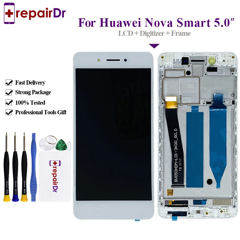 10 шт. для Huawei NOVA Smart ЖК-дисплей+ сенсорный экран дигитайзер сборка для Huawei Honor 6C DIG-L01/Nova Smart/DIG-L21HN lcd