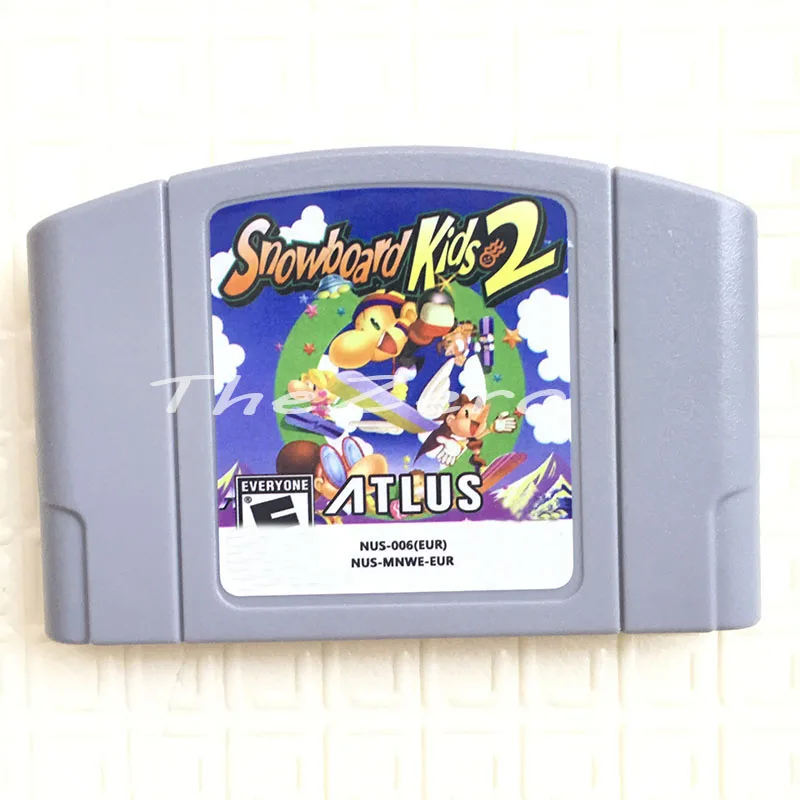 Mystical NinjaSnowboard Kids1 2 для 64 бит ЕС PAL версия видео игровой консоли - Цвет: Snowboard Kids 2 EU