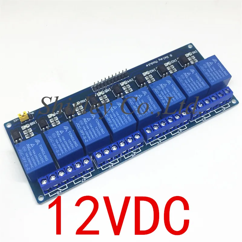 1pcs 12v 1 2 4 6 8 channel relay module with optocoupler. Relay Output way for arduino In stock 12VDC | Обустройство дома