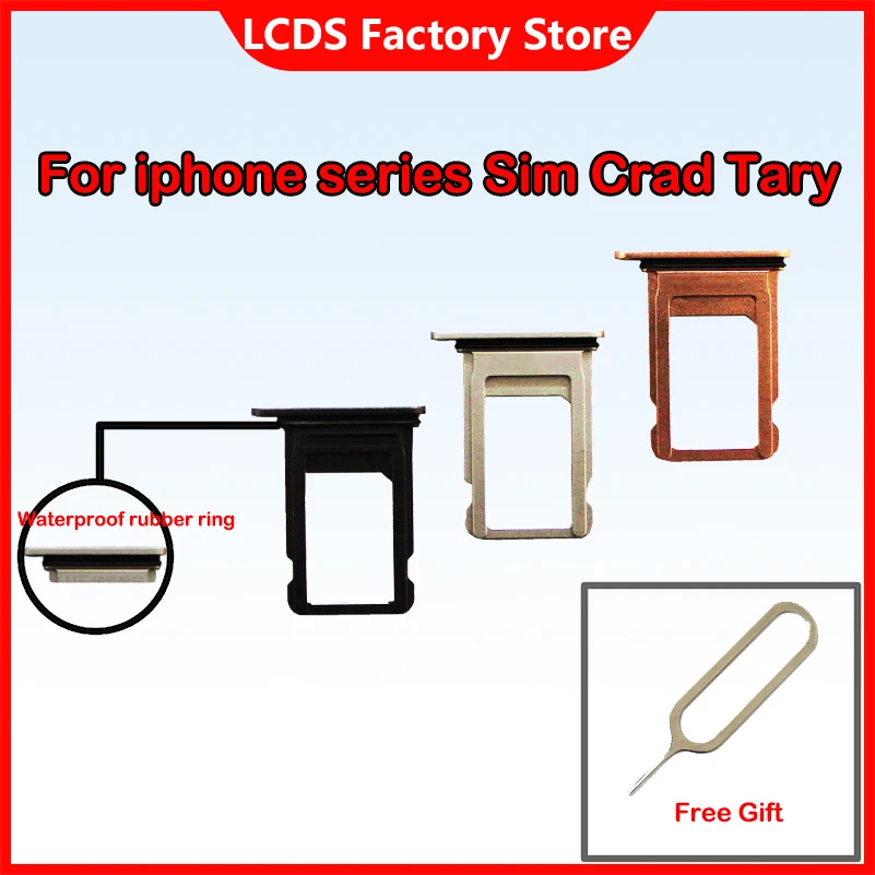 Slot Per Vassoio Porta Sim Micro Nano Per Iphone 5 5S Se1 6 6S 7 8 Plus X Xs Xr Max Parte Di Ricambio