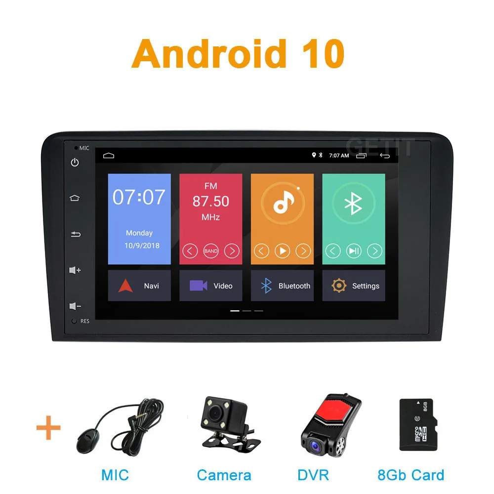 2G CAM DVR SD DSP Автомобильный мультимедийный стерео радио gps Android 10 для Audi A3 8P 2003-2012 S3 2006-2012 RS3 Sportback 2011 - Цвет: 2G CAM DVR SD