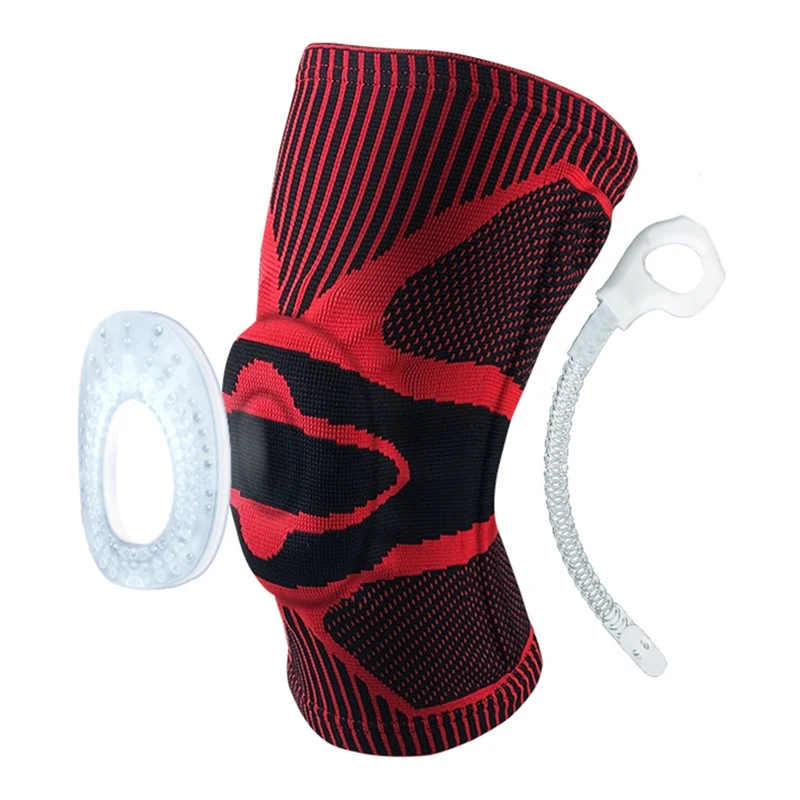 1pc Sports Knee Pad Knitting Pressure Support Ankle Bracelet Outdoor Gym Fitness Sportswear Accessories