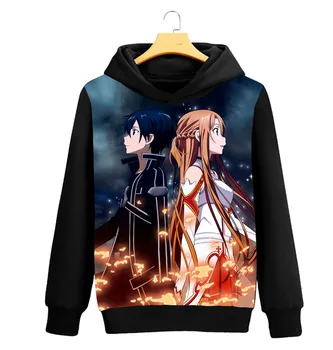 

Sword Art Online Kirigaya Kazuto Halloween cosplay costumes Sweatshirt Stage character atmosphere props play apparel costume