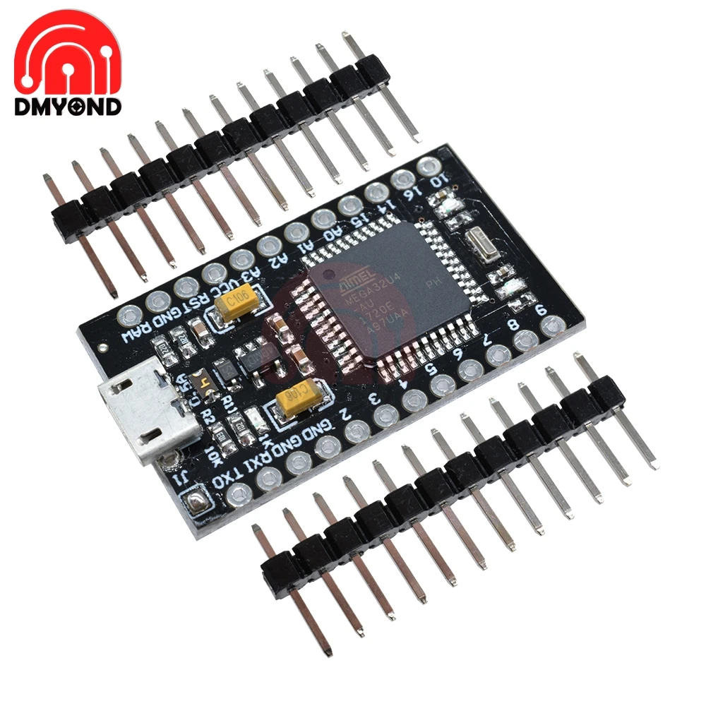 1 шт. с Загрузчиком Pro Micro Leonardo ATmega32U4 ATMEGA32U4 AU 5 в 16 МГц модуль контроллер Usb для Arduino