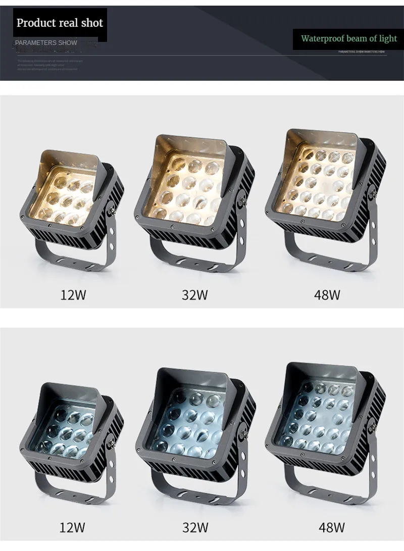 Beam Lamp IP65 Waterproof Spotlight Landscape Lamp Landscape Lighting Exterior Wall Washer Aluminum Hotel Lighting Flood Light