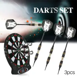 Никелевые бочки Dart стальные безопасные наборы для игры в дартс гоночный электронный Дартс мягкий наконечник 3 шт. медный тонкий твердый