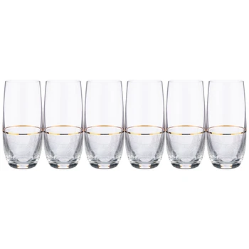 

Viola Elegance Water Glass Set 6 pcs 350 ml. Height = 15.5 cm. Kitchen supplies