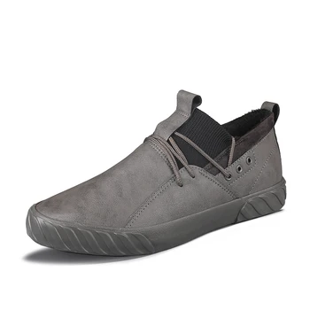 

Men's shoes casual shoes men's Korean version of the trend 2019 winter new wild one pedal casual shoes winter with fur sneakers