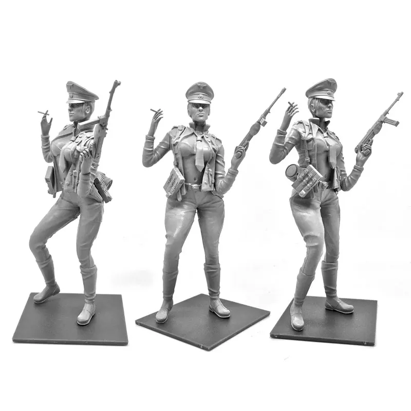 Female Soldier Resin Model Unpainted 1/32 Scale Unassembled Military Garage Kit Female Soldier Resin Model Unpainted 1/32 Scale Unassembled Military Garage Kit