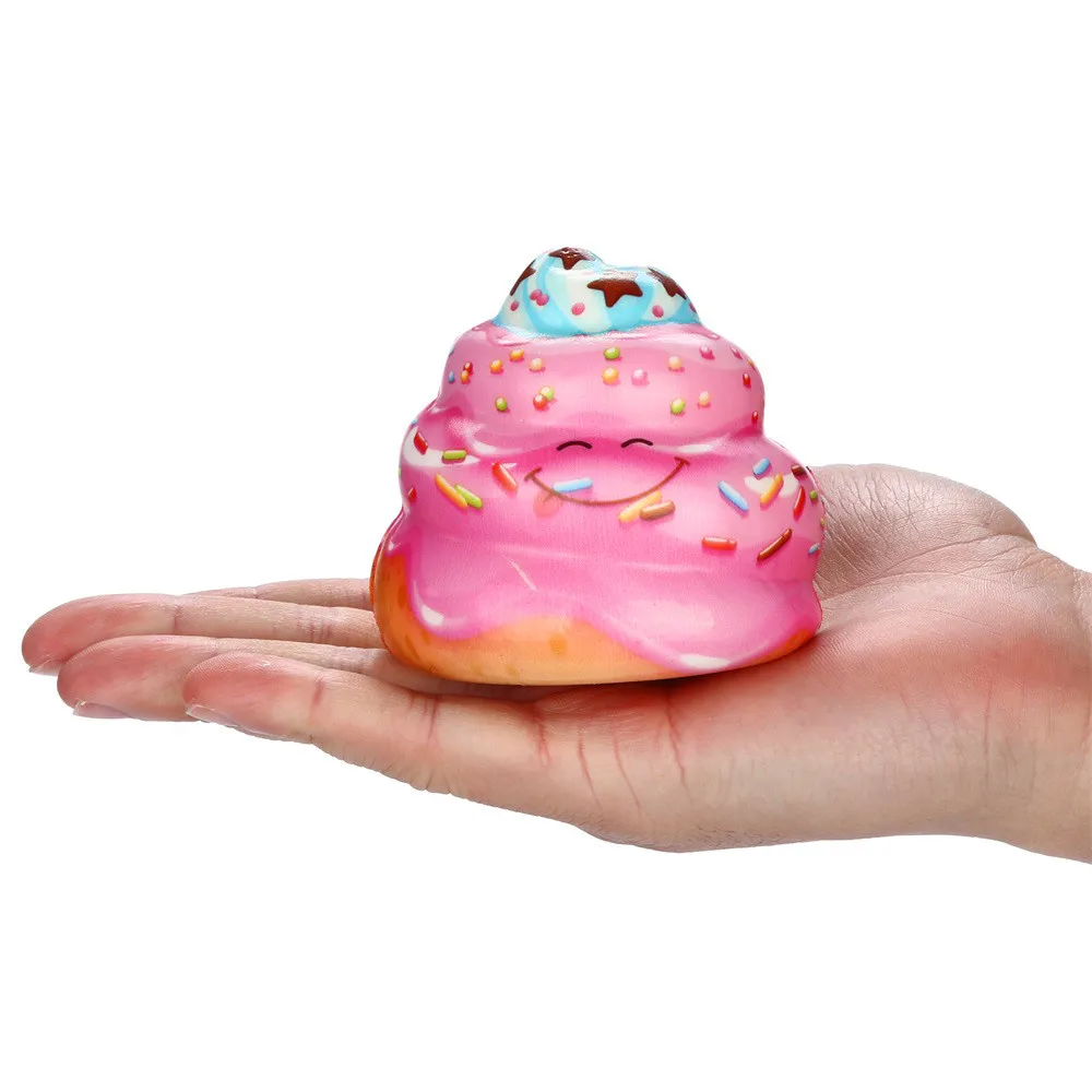 Squishies Kawaii крем торт Poo супер медленно поднимающийся крем ароматический снятие стресса забавная игрушка в подарок дропшиппинг GK1121
