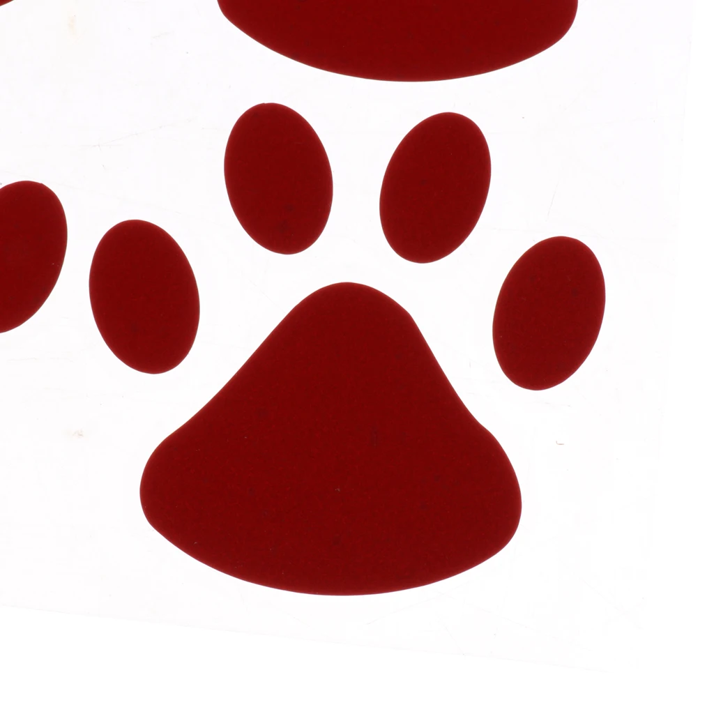 Car Sticker Cool Design Paw 3D Animal Dog Cat Bear Foot Prints Footprint 3M Decal Car Stickers 3 Colors Cute Cat Bear Claw 