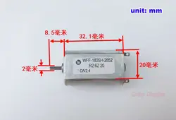 FF-180SH DC Electric Shaver Mini 180 Motor  2.4V 8300RPM Precious Metal Brush Motor 2mm Dia Shaft