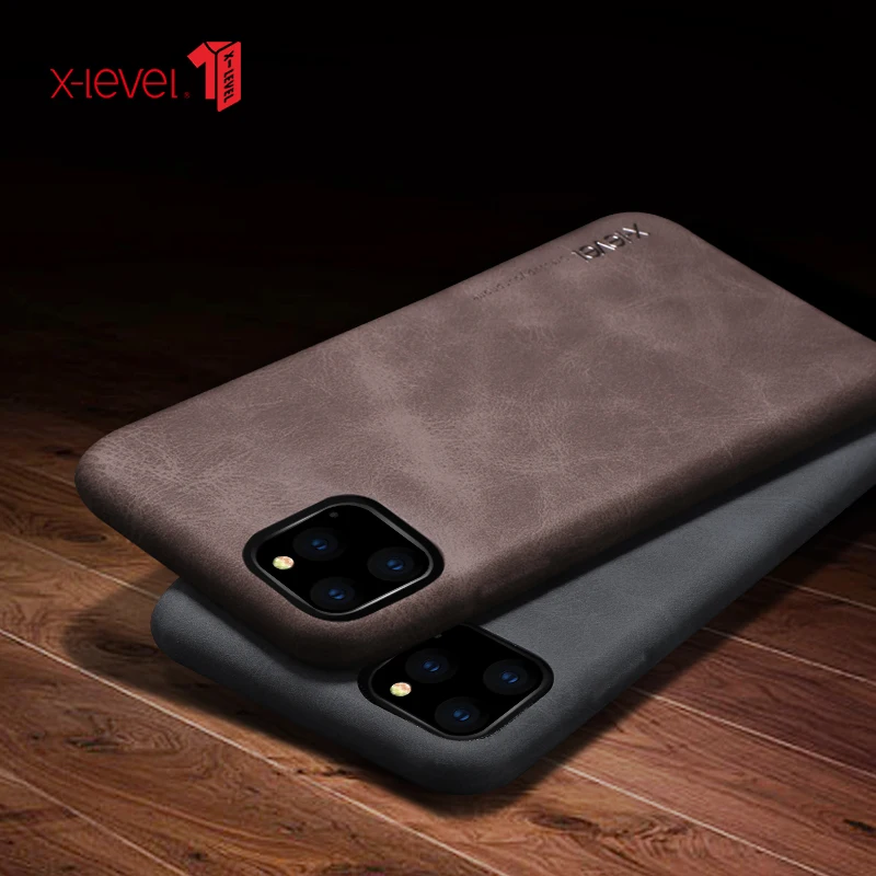 

X-level Leather Case For Iphone 11 Pro Max Original Luxury Ultra Light Retro Back Phone Cover For Iphone 11 Case Pro