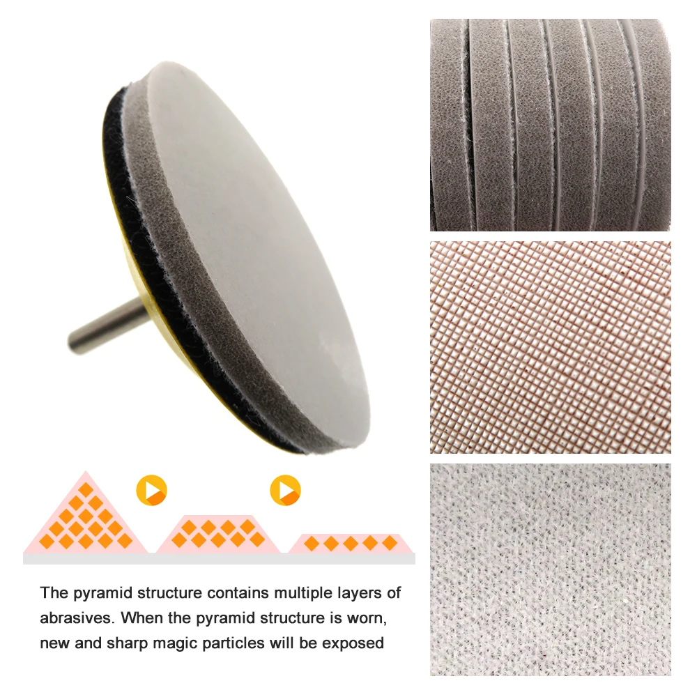 Sponge Sanding Disc Sandpaper Hook Loop Wet Dry 320-8000 Grits for Car Phone Jewelry Polishing & Grinding 5 Inch 125mm