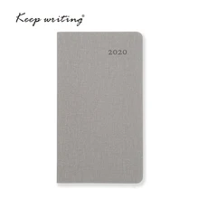 Календарного месяца планировщик A6 Органайзер по месяцам Тетрадь 26 листов 100gsm бумаги Канцелярские Журнал распорядок дня Примечания карманной книги 5 видов цветов