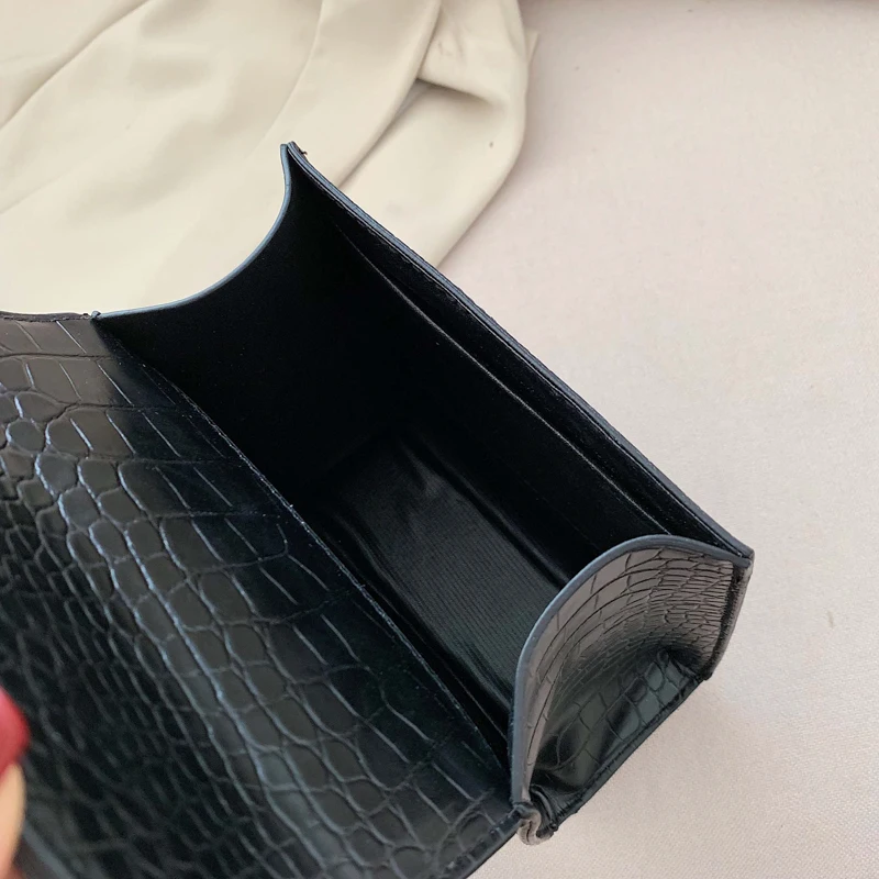 Mini Stone Pattern PU Leather Crossbody Bags For Women 2021 Lock Designer Shoulder Simple Bag Female Travel Handbags