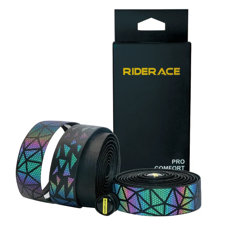 Road Bicycle Handlebar Tape Light Change Reflective Anti-Vibration Racing Wrap EVA PU For Cycling bike handlebar tape