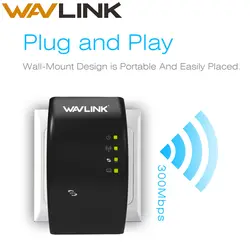 WAVLINK оригинальный Беспроводной Wi-Fi ретранслятор 300 Мбит/с Wi-Fi WLAN Range Extender Wi-Fi усилитель сигнала 802.11n/b/g WPS путешествия