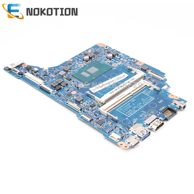 NOKOTION 15208-2 448.06J04.0021 NB. G7C11.002 основная плата для acer aspire V3-372 V3-372T Материнская плата ноутбука i3-6100U SR2EU DDR3