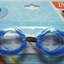 Оригинальные детские плавательные очки Institute INTEX Fun, водонепроницаемые очки для плавания с защитой глаз Gogg