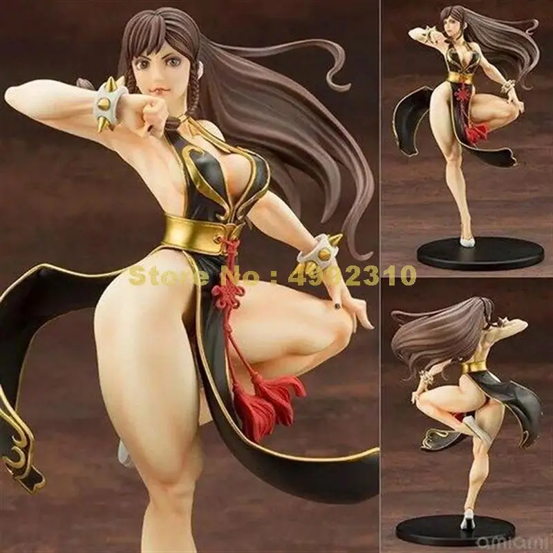 Игра kotobukiya chun-li боевой костюм версия Фигурки Коллекционная модель пикантная