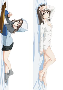 

2020 March Update Anime GIRLS und PANZER Body Pillow Cover Case Sexy Girls Pillowcase 2 Way Throw Pillow case