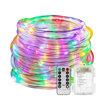 

Thrisdar 50/100/150 LED Copper Wire Fairy String Light With Remote Battery Operated 8 Mode Timer Copper Tube String Light