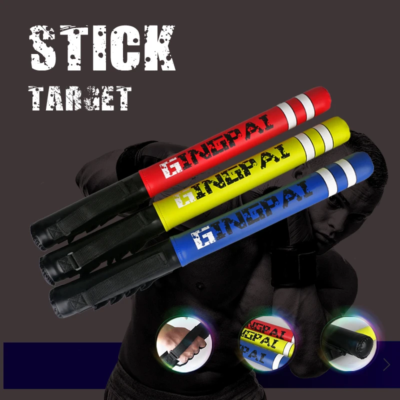 2pcs 60cm Black Red Boxing Precision Training Sticks Punching Mitts