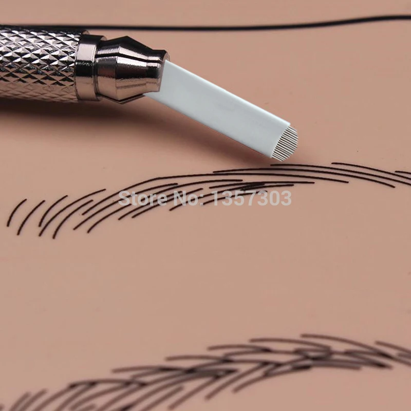 500 шт. U образная ручка для перманентного макияжа|microblading needles|microblading needles bladesblades for