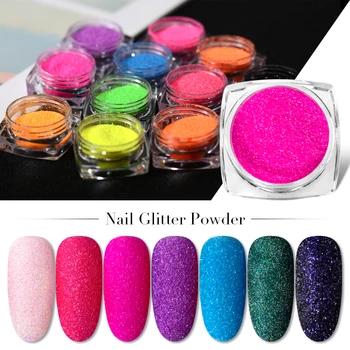 

1 Box Shining Nail Powder Sugar Starlight Effect Nail Glitter Pigment Dust Holographic Laser for UV Gel Polish Nail Art Decor