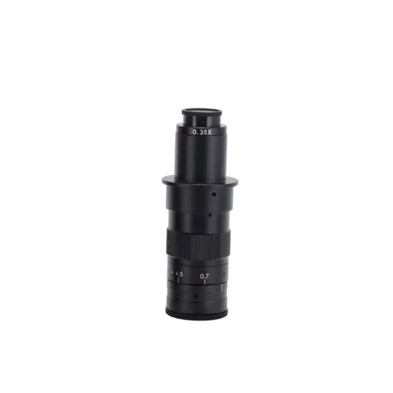 OOTDTY C-mount Lens 120X 180X 300X Zoom 0.7X-4.5X увеличение USB промышленный микроскоп A5YD