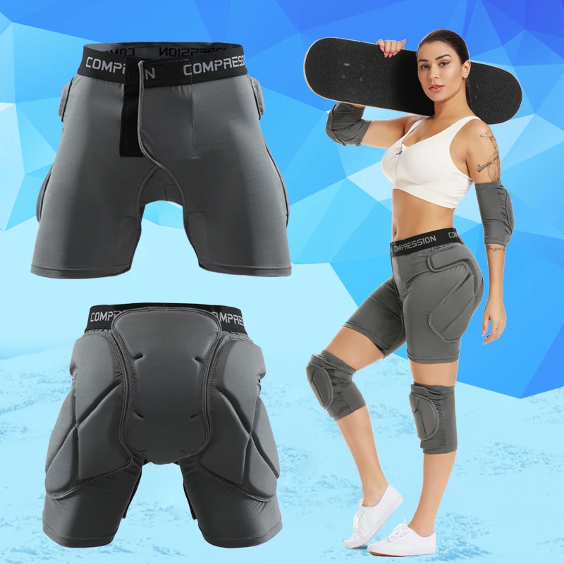 Free shipping snowboard protector hip padded shorts aults outdoor sports ski skate hockey defense snowboard protection shorts