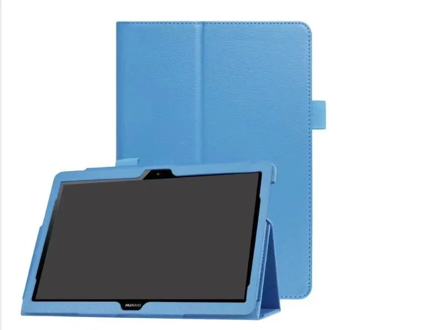 MediaPad T5 10.1 LBU Чехол для huawei MediaPad T5 10," AGS2-W09/L09/L03/W19 10,1 дюймов планшет тонкий умный кожаный чехол для huawei T5 10 чехол-подставка - Цвет: MediaPad T5 10.1 LBU