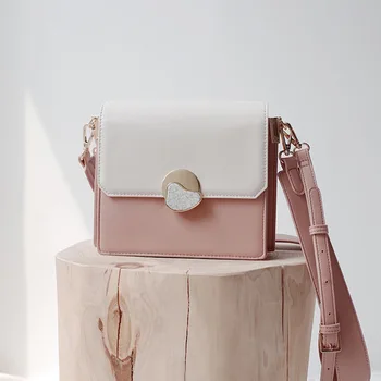 

New Women's Marbling Lock File Holder Shoulder Bag Messenger Bag