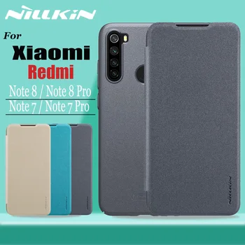 

Filp Case For Xiaomi Redmi Note 7 8 Pro NILLKIN Sparkle Super Thin PU Leather Case For Xiaomi Redmi Note8 Note7 Pro Shell