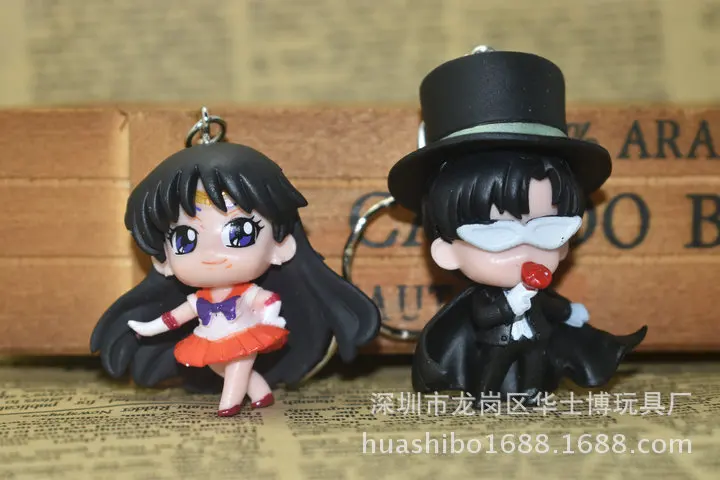 Anime Pretty Girl Warrior 6-Pretty Girl Eyes Keychain Garage Kit Model Gift
