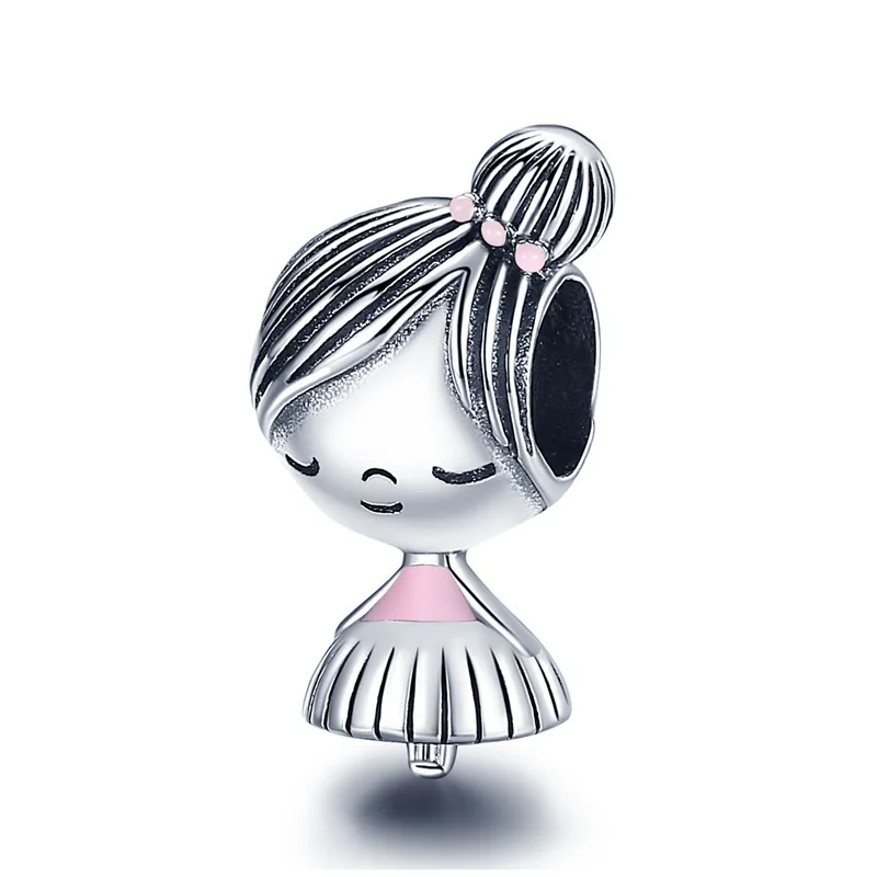 Genuine 925 sterling silver marine animal hanging bead pendant suitable for original Pandora bracelet ladies fashion jewelry