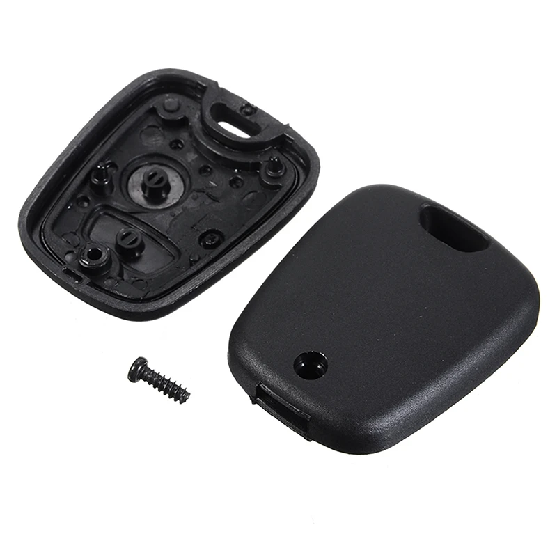 Auto Car 2 Button Remote Control Key Fob Case Shell For Peugeot 107 207 307 407 106 206 306 406 No blade No logo