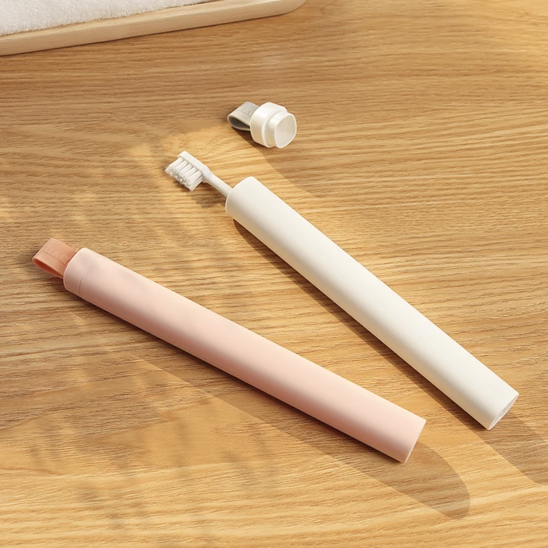 Portable Toothbrush Box Holder with Cover for Travel Camping Hiking Bathroom Storage