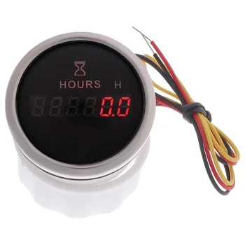 

Waterproof 52mm Digital Hour Meter for Car Boat Marine Auto Engine Hour Meters Time Hours Gauge With Red Backlight ​
