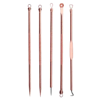 

Fashion Beauty Makeup Tool Hot 5Pcs Pimple Blemish Blackhead Acne Extractor Remover Tool Needles Beauty Tool Y820