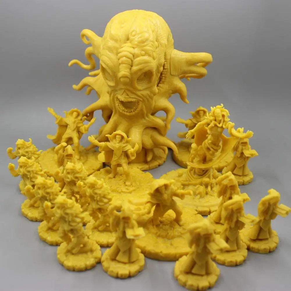 Игра Cthulhu Wars Miniatures Great ползающий хаос Желтый Знак черный козел|Игровые фигурки и