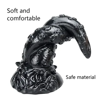 Octopus Dildo Penis Anal Sex Toys Butt Plug Tentacle Masturbation Sex Toy For Women and Men, Orgasm Anus Beads Silicone 5