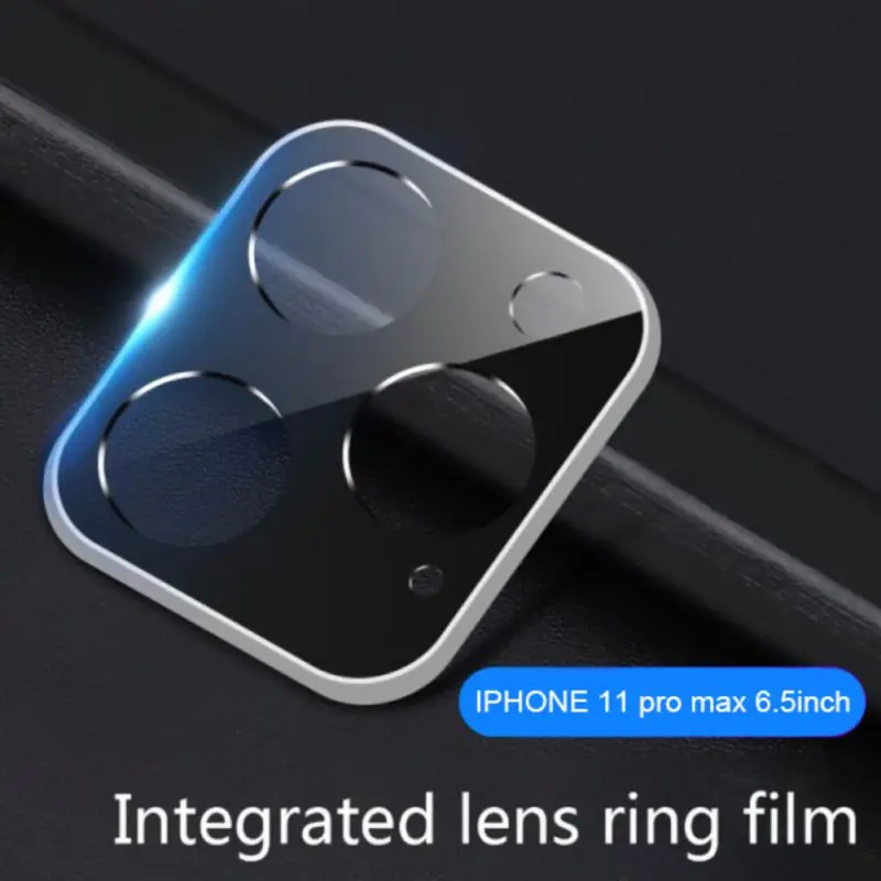 Защитная пленка для задней камеры iPhone 11 Pro Max металлическая рамка закаленное