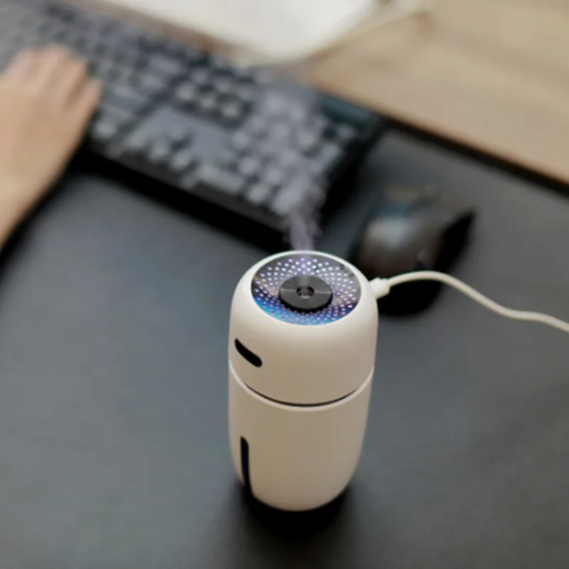 USB Mini Mute Luchtbevochtiger многофункциональный автоматический настольный Luchtbevochtiger 200 мл Kleurrijke Licht диффузор
