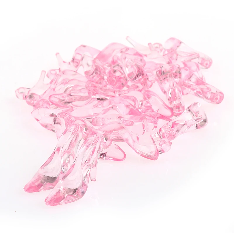 Doll Houses Miniatures For Dollhouse Accessories 1:12 Transparent High Heels Dolls House Decor doll accessories plush doll accessories doll shoes doll bag toys doll house decoration
