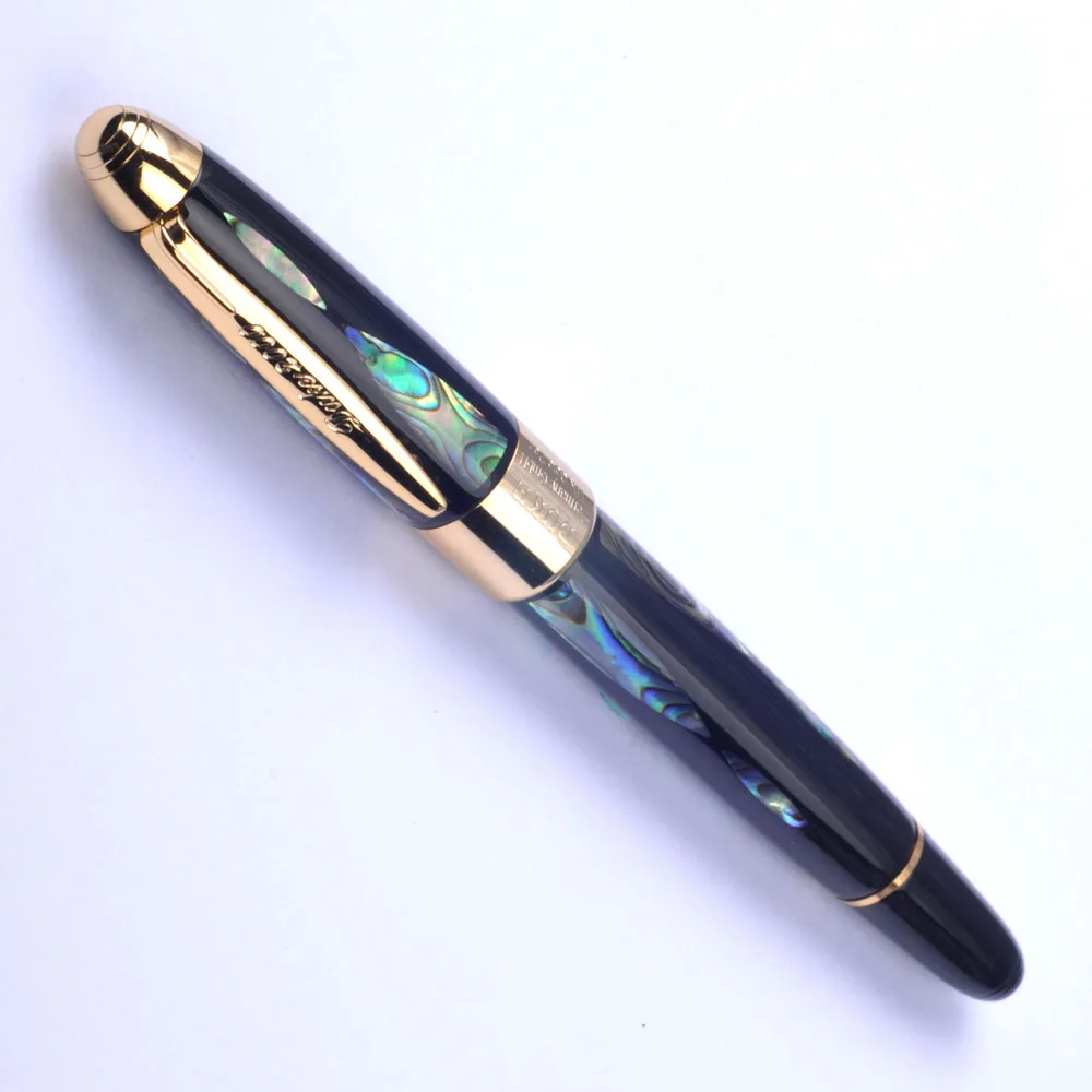 Ручка перьевая Серебристая и золотистая в подарочной коробке|luxury fountain pen|ink pengold nib